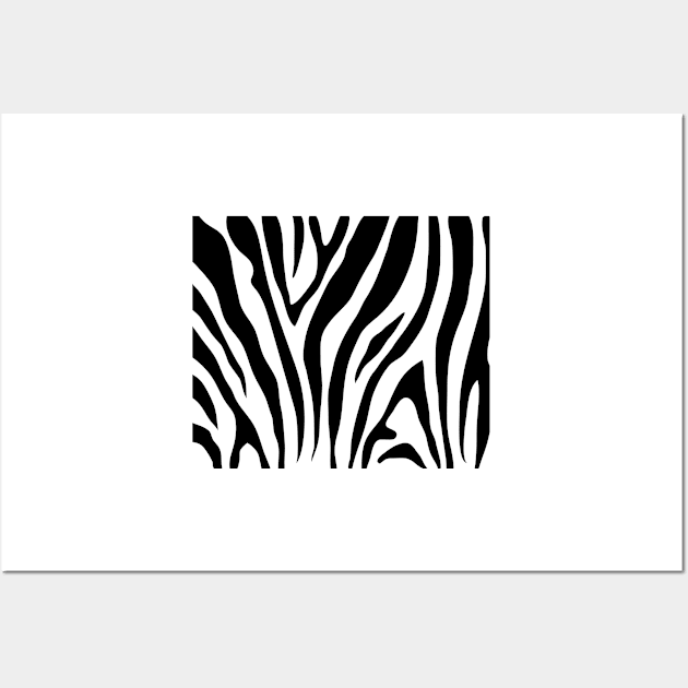 Zebra Pattern Wall Art by timegraf